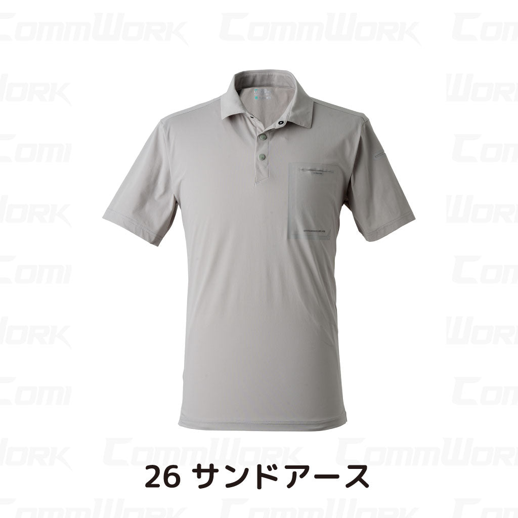 アイズフロンティア #119 ライトドライストレッチ半袖ポロシャツ 超軽量110g 吸汗速乾 高耐久 ストレッチ 作業服 作業着 I'Z FRONTIER
