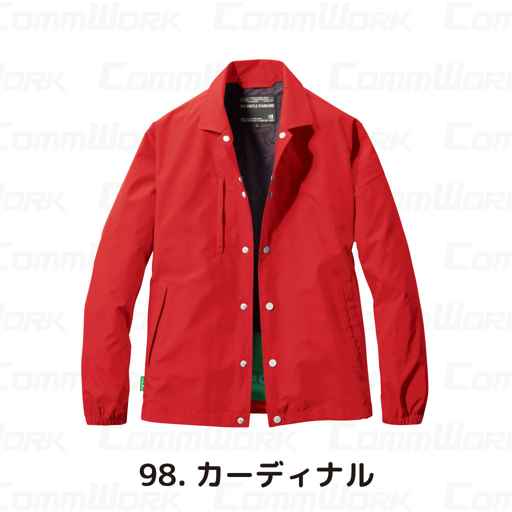 バートル BURTLE 710 コーチジャケット 高密度エコリップストップ 防風 耐久撥水 裏メッシュ SDGs対応 ユニセックス