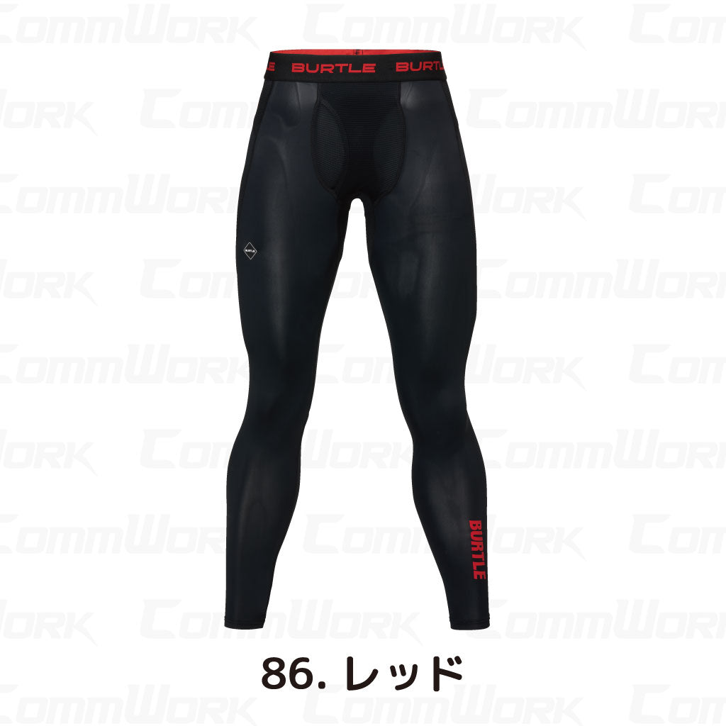 バートル BURTLE 4106 アイスフィットパンツ コンプレッション 接触冷感 キシリトール冷感プリント 永久消臭 4WAYストレッチ UVカット ユニセックス