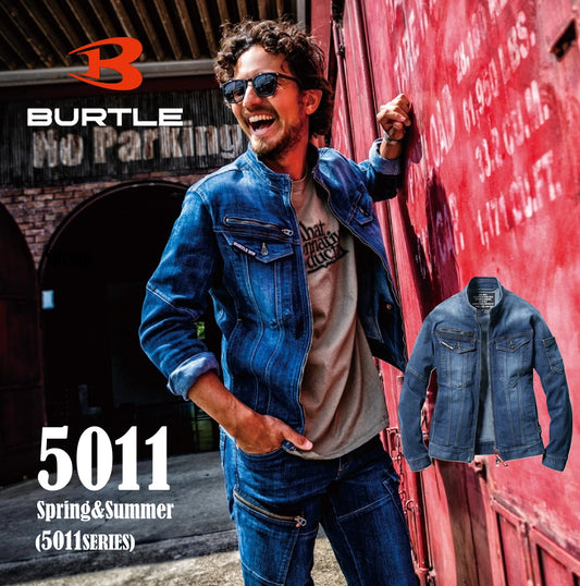 バートル 5011 作業服 ジャケット インディゴ 春夏