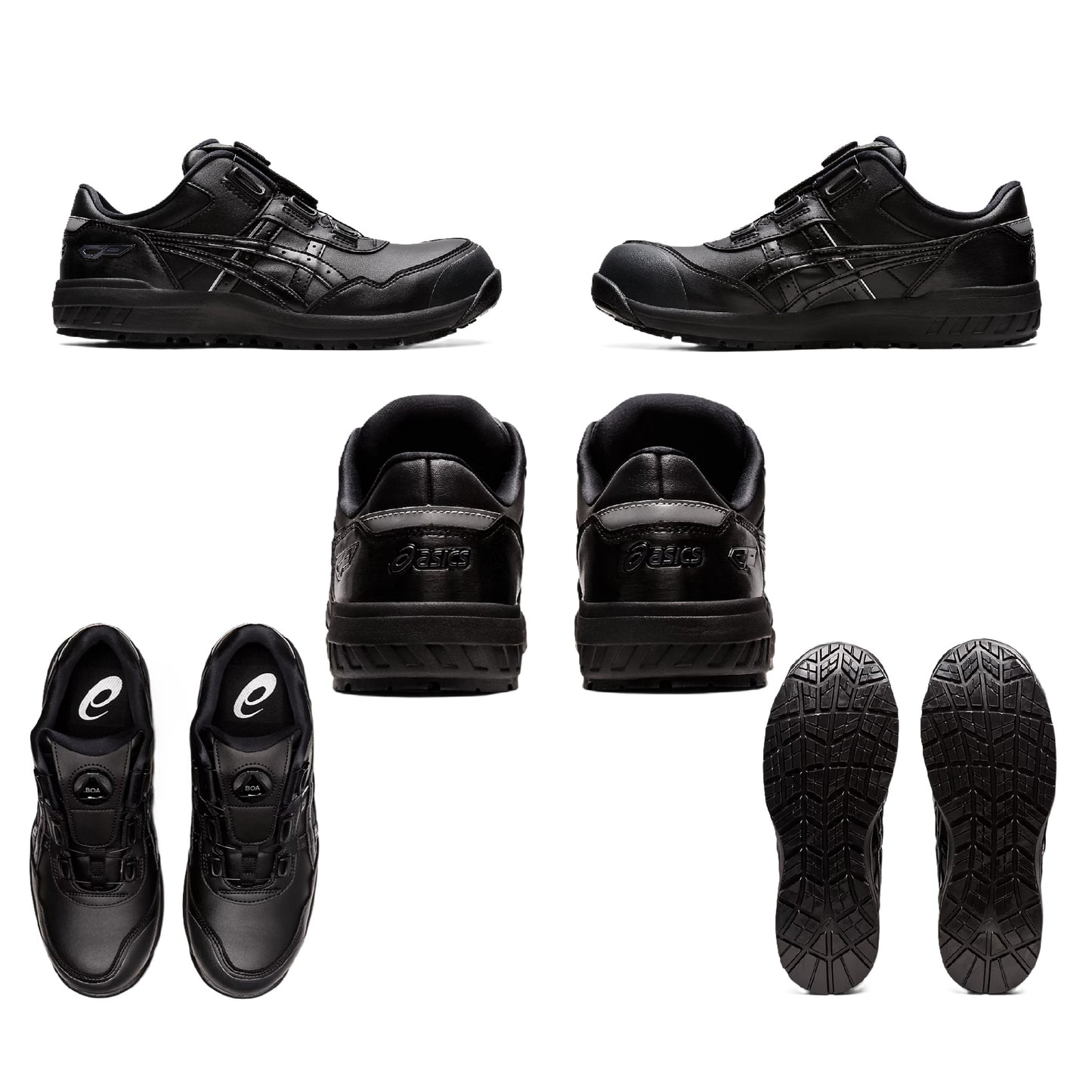 アシックス CP306 BOA 安全靴 ローカット 背面 上面 側面 底面