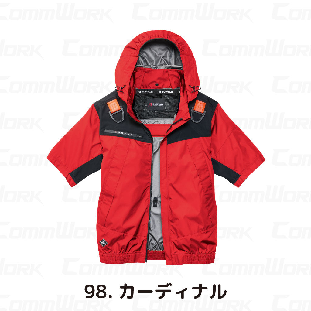 バートル AC1196 エアークラフト半袖ブルゾン アルミ遮熱加工 マイナス8℃ 撥水 軽量 フルハーネス対応 ユニセックス BURTLE