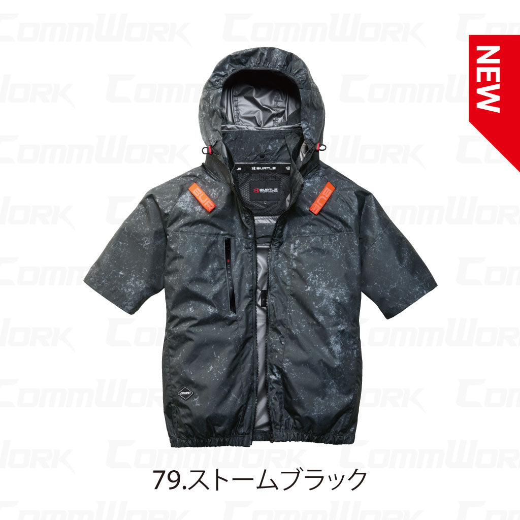 2026【バートル】 AC2096 / AC2096HB エアークラフト半袖ブルゾン【遮熱-8℃】サイドファン / ハイバックファン対応 フルハーネス対応 BURTLE AIRCRAFT