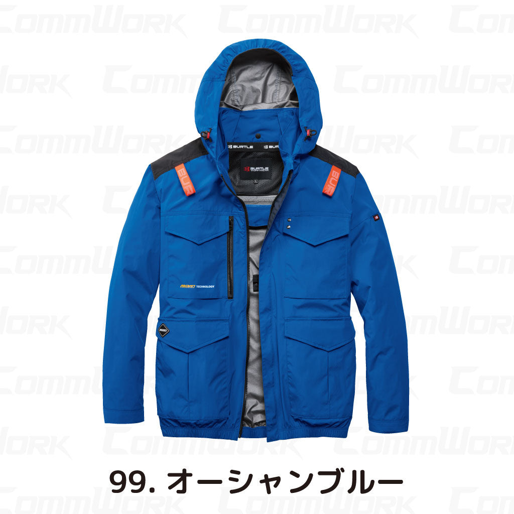 バートル AC2101 エアークラフトタクティカル長袖ブルゾン アルミ遮熱 マイナス15℃ ハイバックファン 撥水 フルハーネス対応 ユニセックス BURTLE