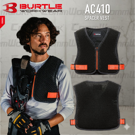 バートル AC410 スペンサーベスト エアークラフト 撥水加工 高密度ナイロン レイヤリング対応 空調ウェア ユニセックス BURTLE