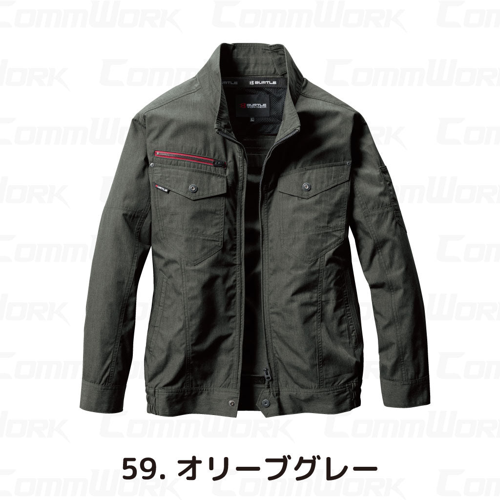 バートル AC7141 エアークラフトブルゾン 日本製 高密度T/C素材 綿混 フルハーネス対応 ユニセックス BURTLE