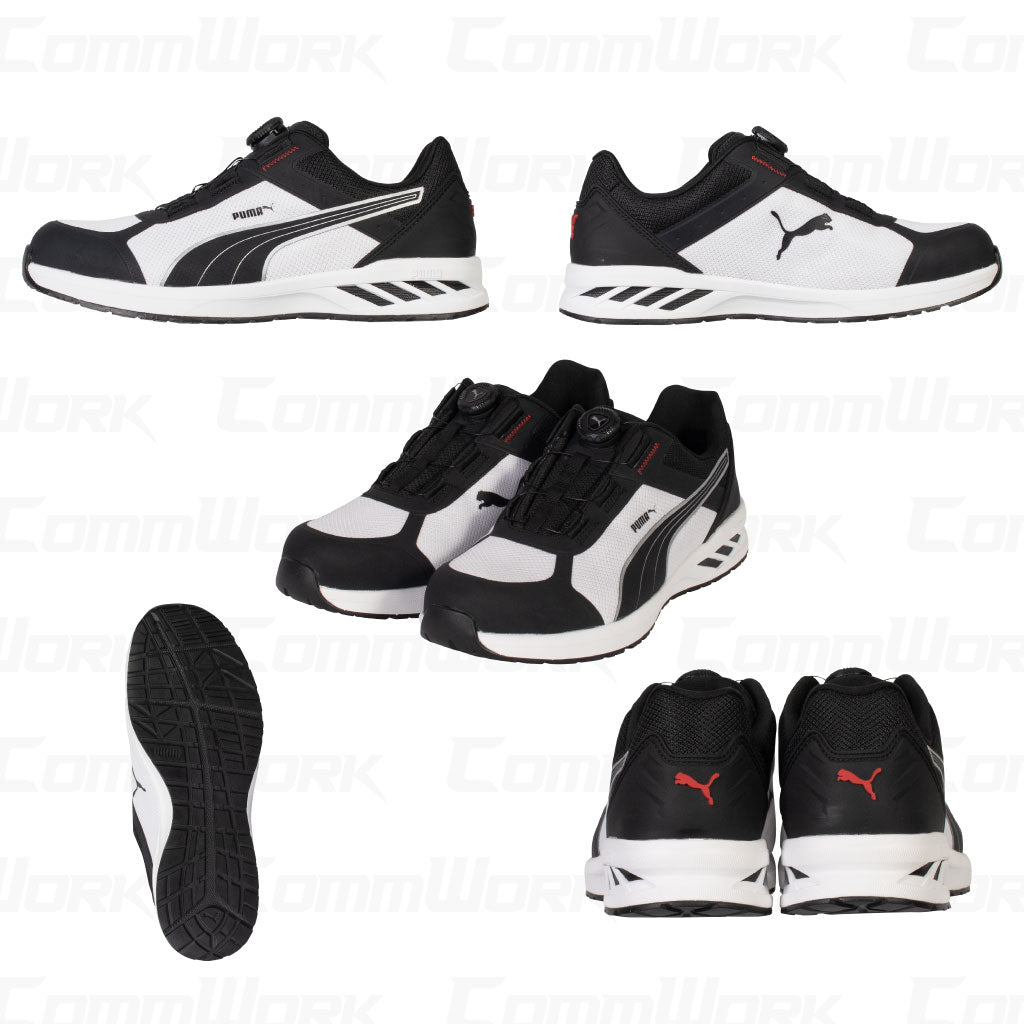 PUMA セーフティ SPRINT 2.1 DISC LOW 64.403.0 安全靴 JSAA A種 ローカット ダイヤル式 静電 衝撃吸収 プロスニーカー プーマ