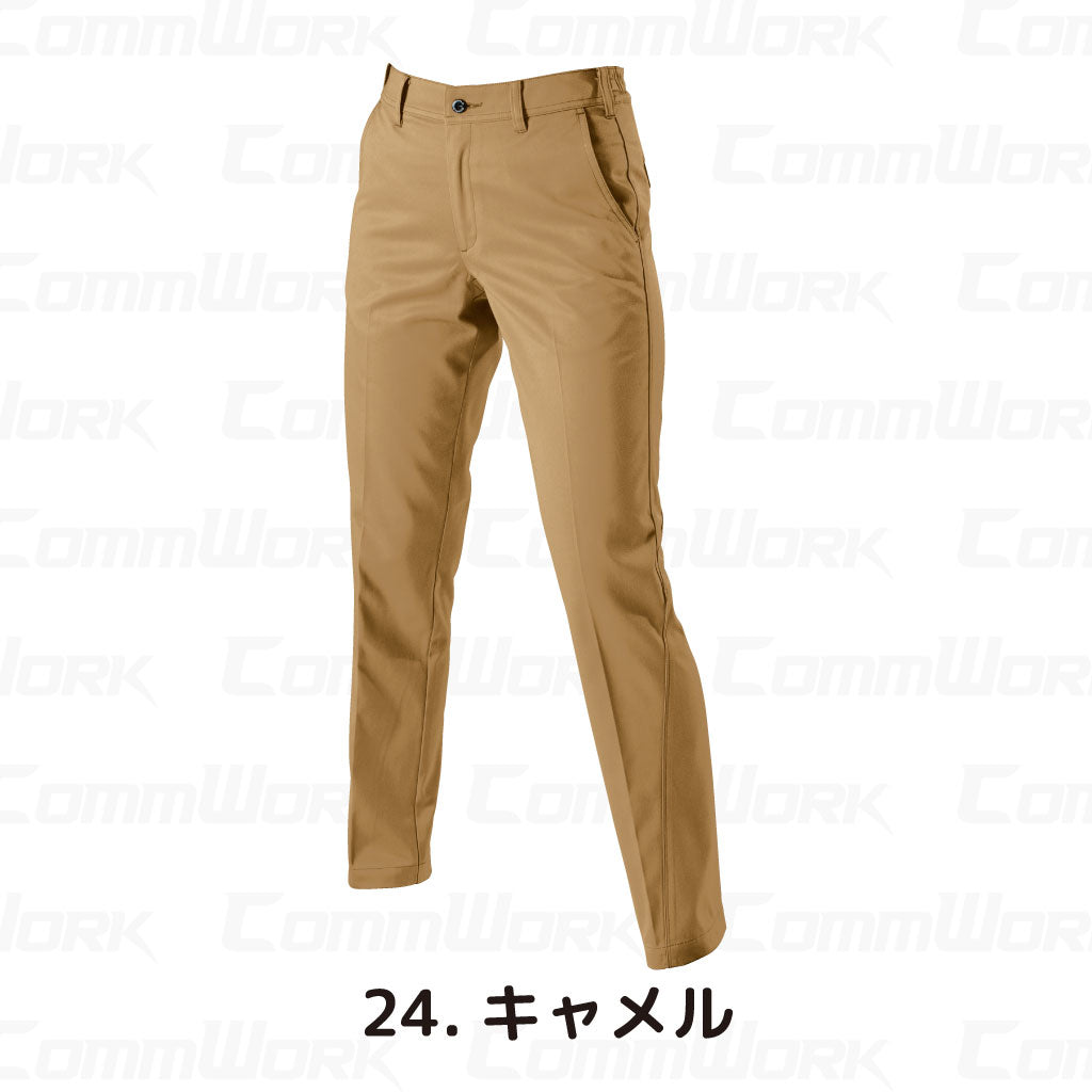 バートル BURTLE 6089 レディースパンツ T/Cライトツイル 日本製素材 製品制電 JIS適合 透け防止 春夏 女性用 作業服 スラックス ズボン