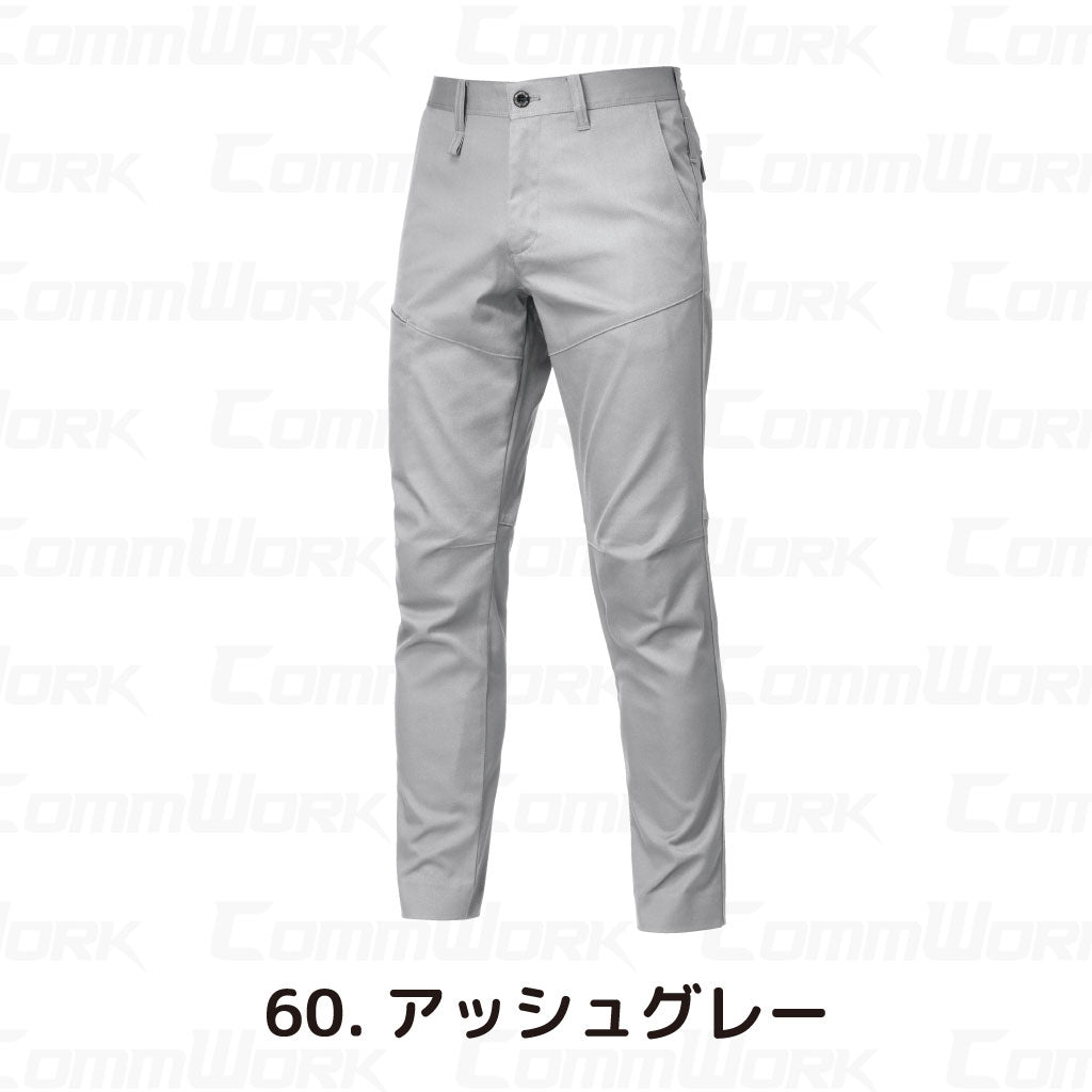 バートル BURTLE 6213 パンツ エコストレッチライトツイル SDGs対応 製品制電 JIS適合 春夏 ユニセックス 作業服 スラックス ズボン