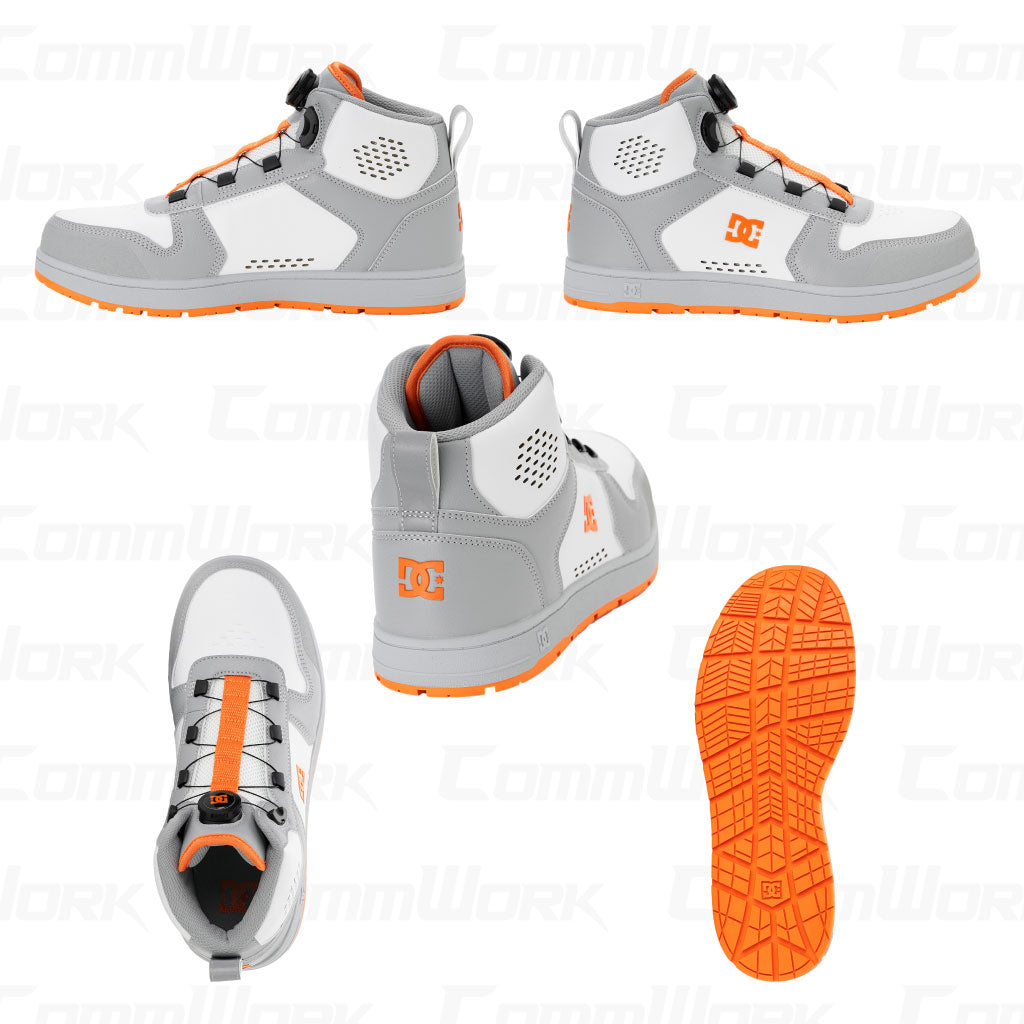 DC WORKCREW 安全靴 PHACTOR HI DL ダイヤル式 ハイカット プロテクティブスニーカー ワークシューズ メンズ DC SHOES