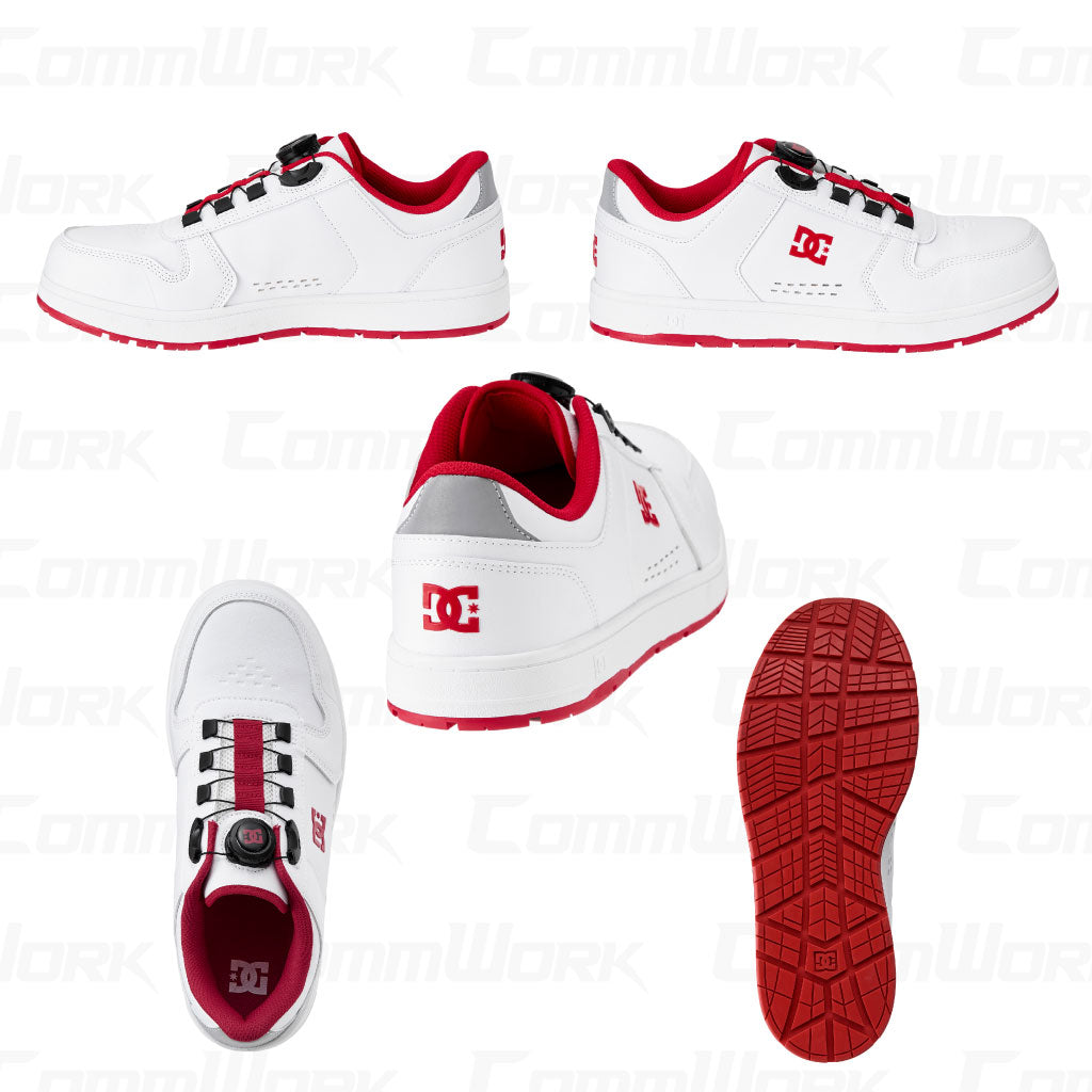 DC WORKCREW 安全靴 PHACTOR DL ダイヤル式 ローカット JSAA A種認定 プロテクティブスニーカー ワークシューズ メンズ DC SHOES