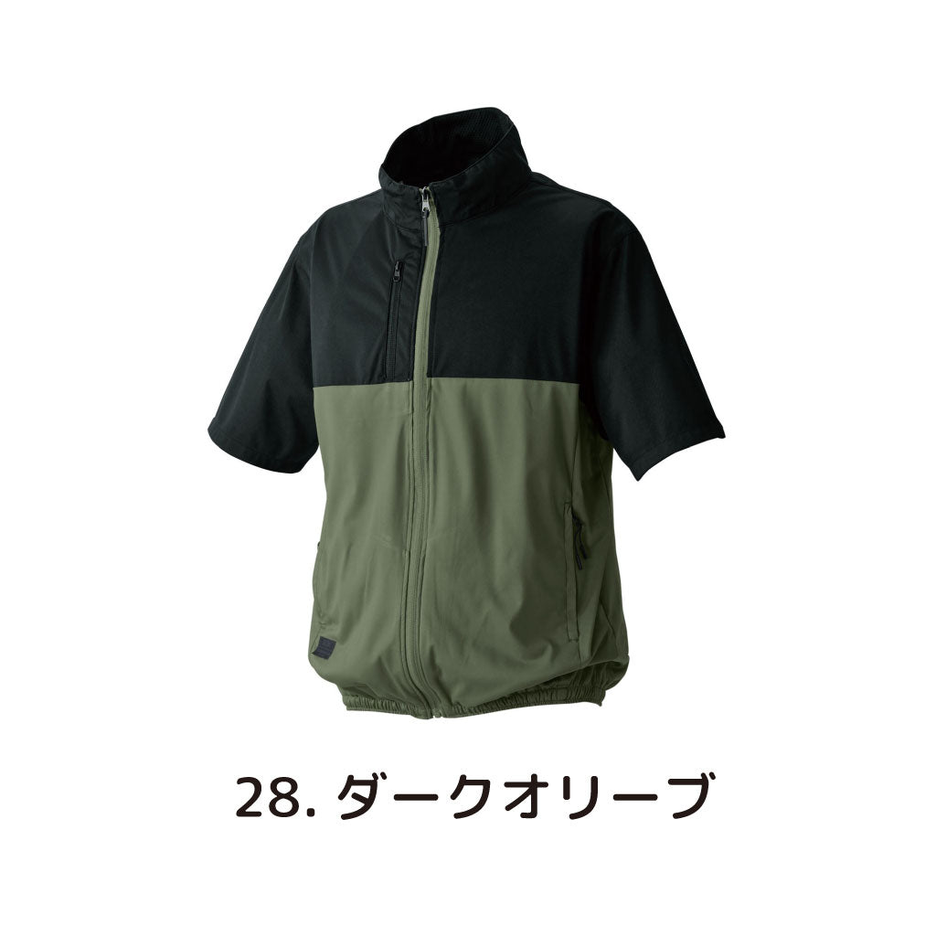 SALE!【シンメン】 05371 S-AIR 空調服　半袖【遮熱-9℃】UVカット 撥水 ストレッチ SHINMEN 在庫限り 激安