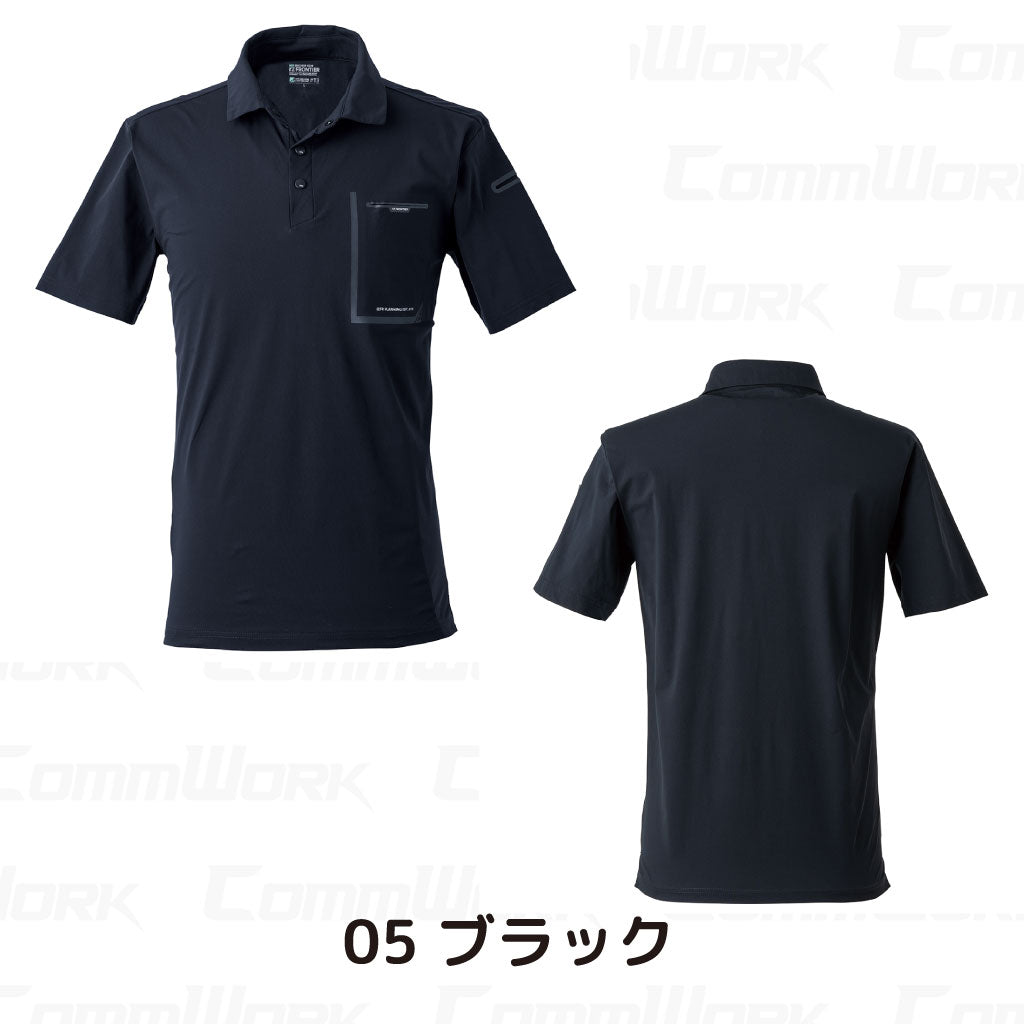 アイズフロンティア #119 ライトドライストレッチ半袖ポロシャツ 超軽量110g 吸汗速乾 高耐久 ストレッチ 作業服 作業着 I'Z FRONTIER