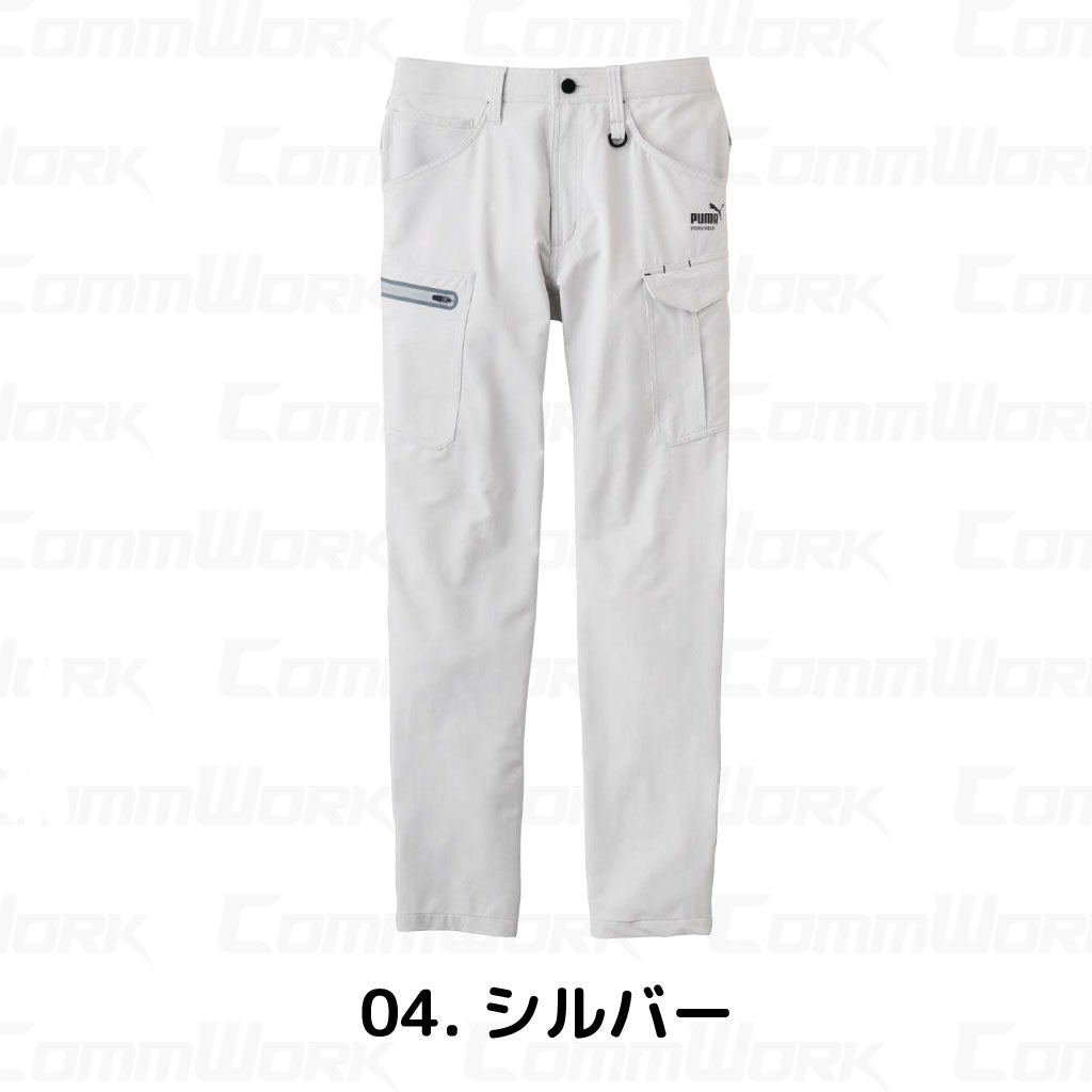 PUMA WORK カーゴパンツ PW-3025A 4WAYストレッチ オールシーズン 作業ズボン 作業服 作業着 プーマ メンズ