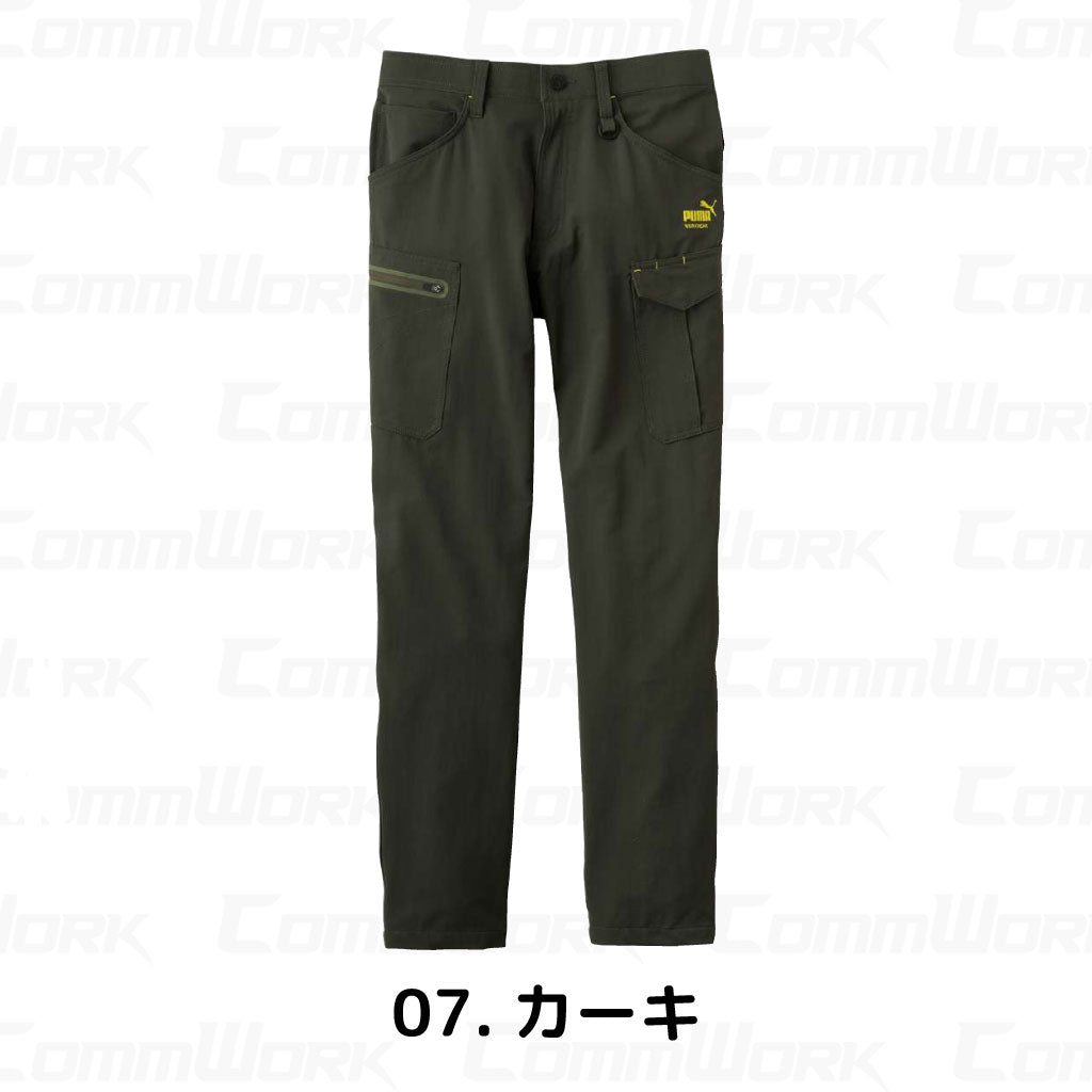 PUMA WORK カーゴパンツ PW-3025A 4WAYストレッチ オールシーズン 作業ズボン 作業服 作業着 プーマ メンズ