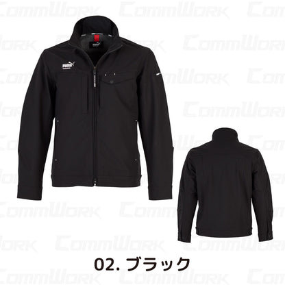 PUMA WORK ワークジャケット PW-3051 4WAYストレッチ 静電 帯電防止 春夏 ブルゾン 作業服 作業着 プーマ メンズ