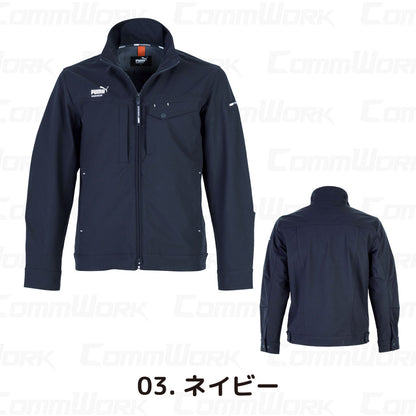 PUMA WORK ワークジャケット PW-3051 4WAYストレッチ 静電 帯電防止 春夏 ブルゾン 作業服 作業着 プーマ メンズ
