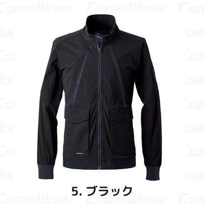 アイズフロンティア #3130 ウィローリップストレッチワーク ジャケット ナイロンストレッチ 吸汗速乾 大容量ポケット 作業服 I'Z FRONTIER