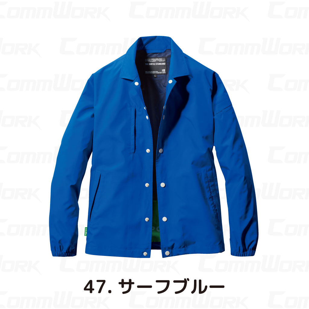 バートル BURTLE 710 コーチジャケット 高密度エコリップストップ  防風 耐久撥水 裏メッシュ SDGs対応 ユニセックス