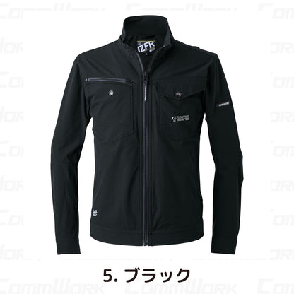 アイズフロンティア #3710 ワークジャケット ストレッチナイロン 3Dカッティング 接触冷感 高耐久 作業服 I'Z FRONTIER