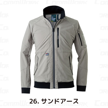 アイズフロンティア #3810 バックドライストレッチワークジャケット  裏面ドライ 接触冷感 高通気 軽量 吸汗速乾 作業服 I'Z FRONTIER