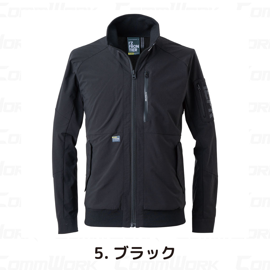 アイズフロンティア #3810 バックドライストレッチワークジャケット  裏面ドライ 接触冷感 高通気 軽量 吸汗速乾 作業服 I'Z FRONTIER