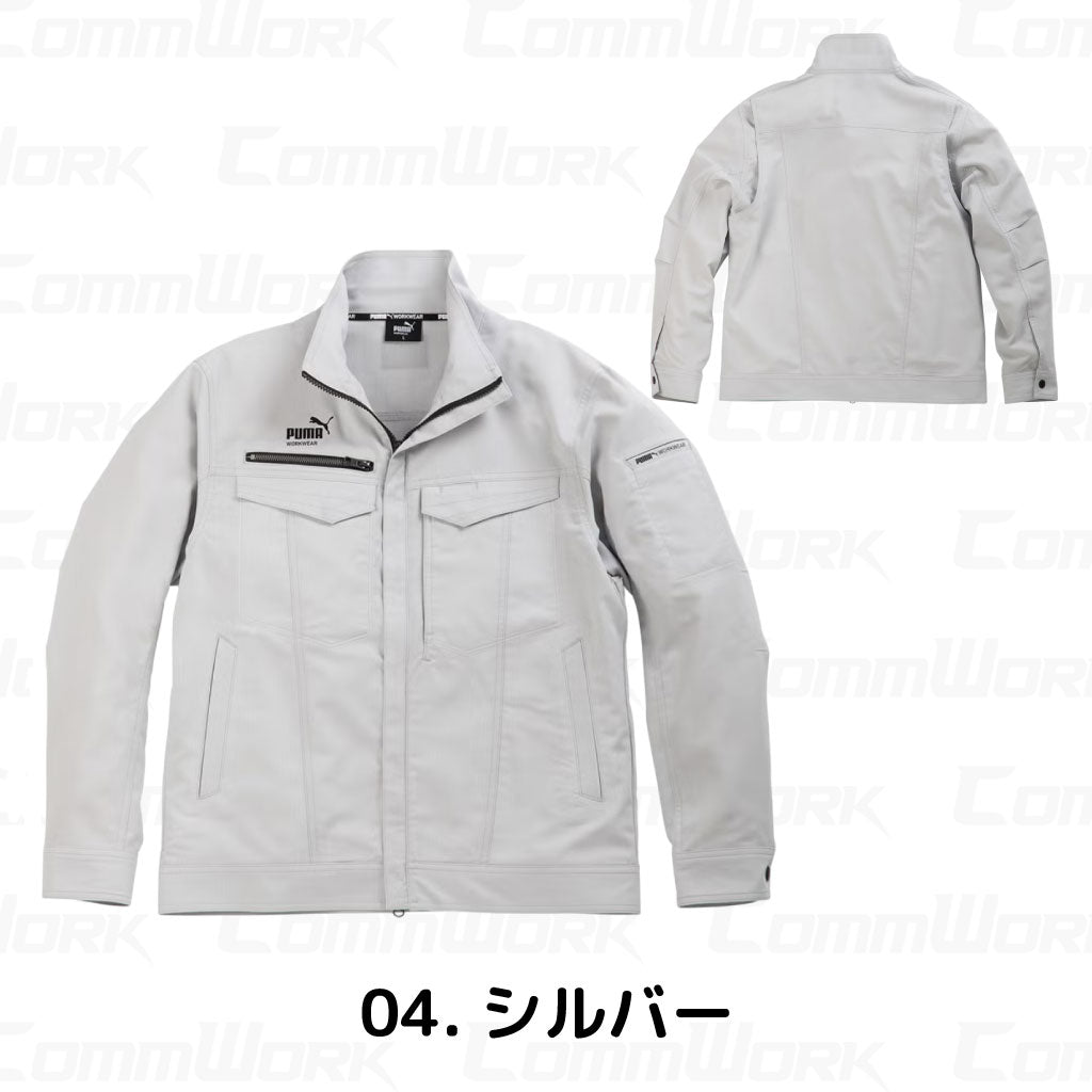 PUMA WORK ワークジャケット PW-4021N ドビーストレッチ 静電 帯電防止 春夏 ブルゾン 作業服 作業着 プーマ メンズ