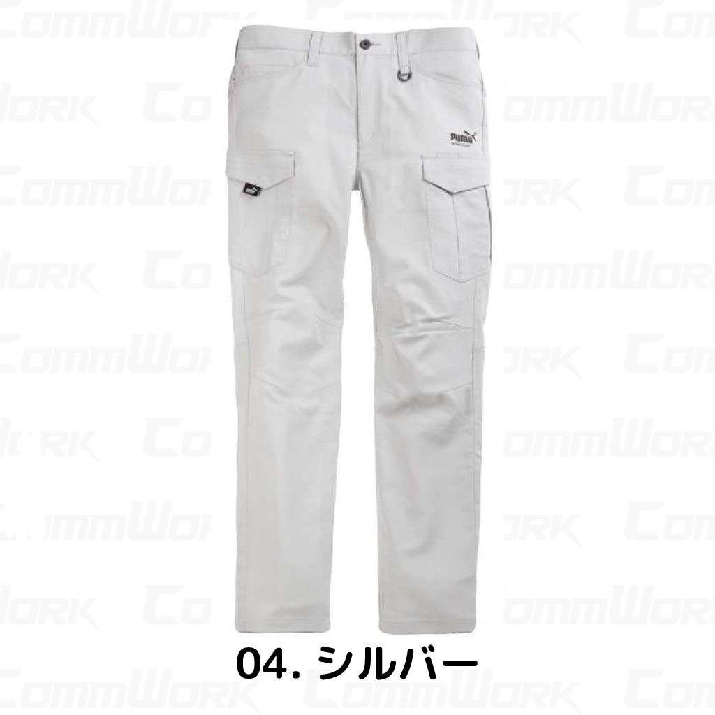 PUMA WORK カーゴパンツ PW-4025N ドビーストレッチ 静電 帯電防止 春夏 作業ズボン 作業服 作業着 プーマ メンズ