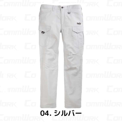 PUMA WORK カーゴパンツ PW-4025N ドビーストレッチ 静電 帯電防止 春夏 作業ズボン 作業服 作業着 プーマ メンズ
