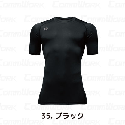 バートル BURTLE 4071 半袖ドライフィット インナー コンプレッション ストレッチ  超吸水速乾 消臭 UVカット ユニセックス