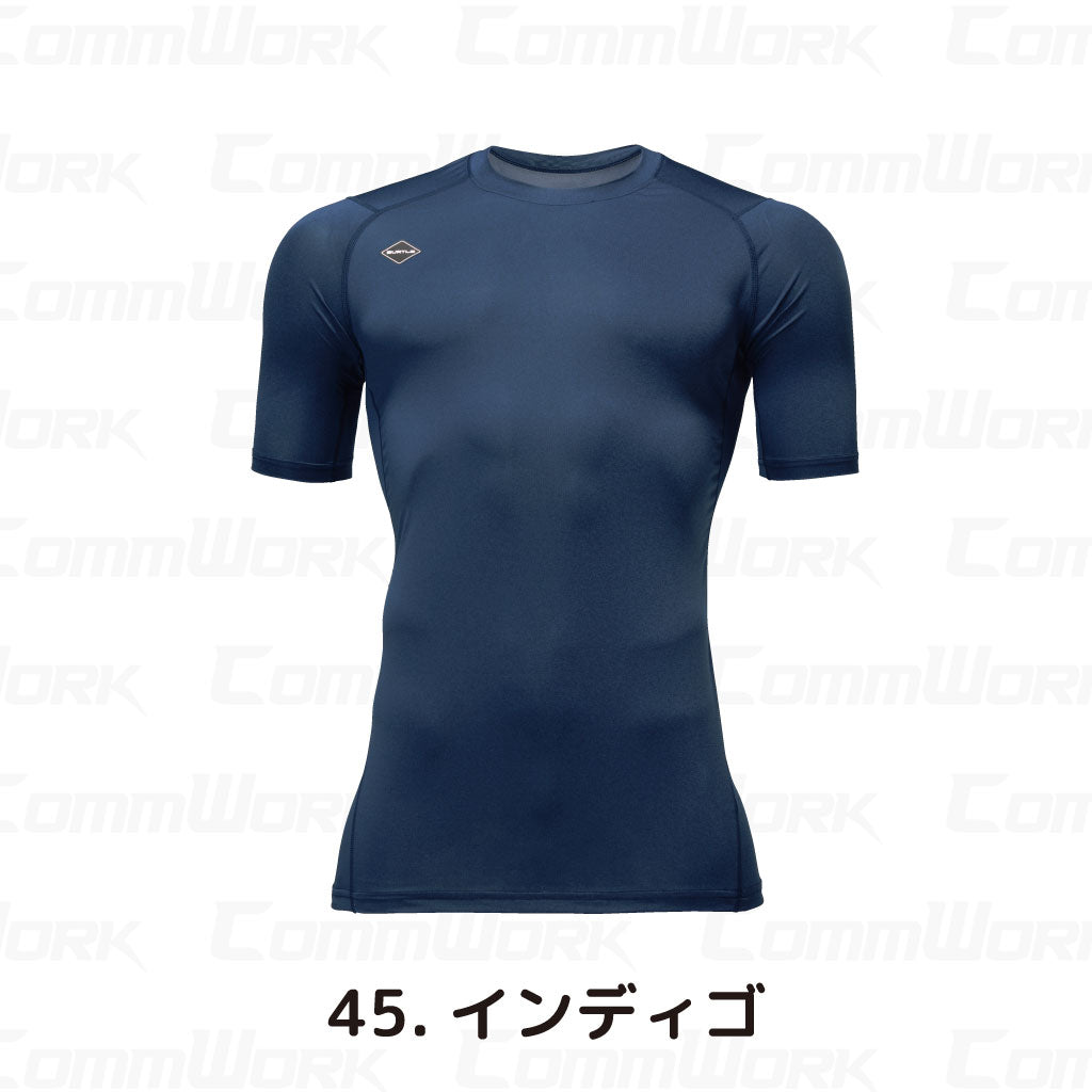 バートル BURTLE 4071 半袖ドライフィット インナー コンプレッション ストレッチ  超吸水速乾 消臭 UVカット ユニセックス