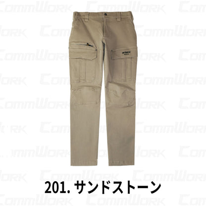AVIREX WORK AV105 カーゴパンツ ストレッチコットン  作業服 作業着 アビレックスワーク