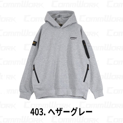 AVIREX WORK AV402 ヘビーウェイト プルオーバーパーカー 作業服 作業着 アビレックスワーク