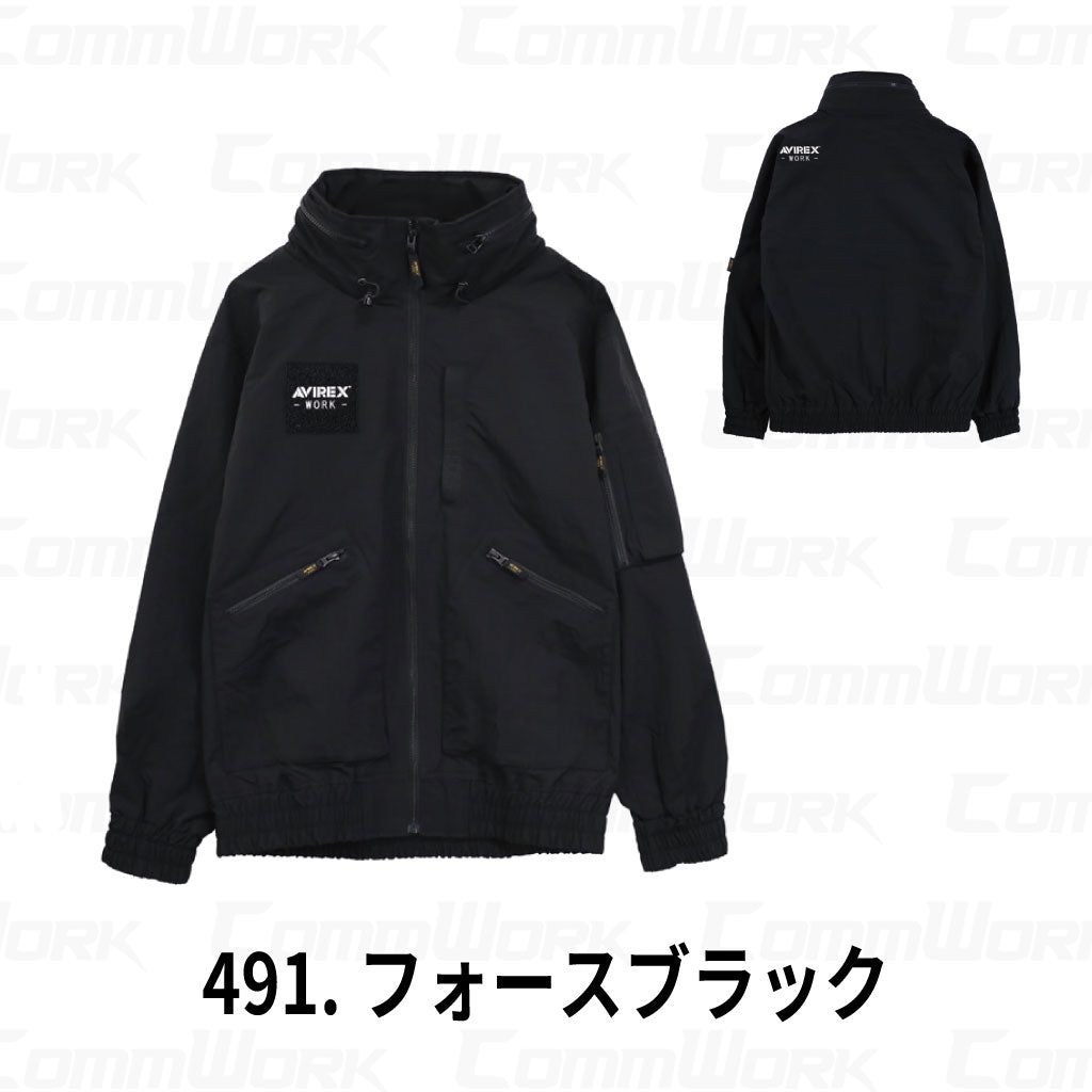 AVIREX WORK AV418 フライトジャケット タスランナイロン 撥水防風  作業服 作業着 アビレックスワーク