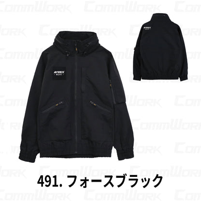 AVIREX WORK AV418 フライトジャケット タスランナイロン 撥水防風  作業服 作業着 アビレックスワーク