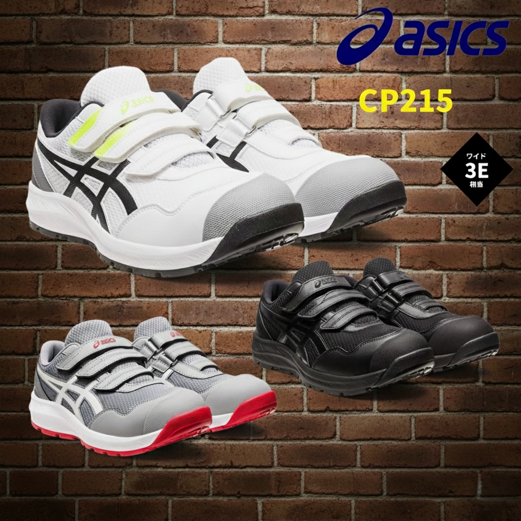 アシックス 安全靴 ウィンジョブ CP215 ローカット ベルトタイプ