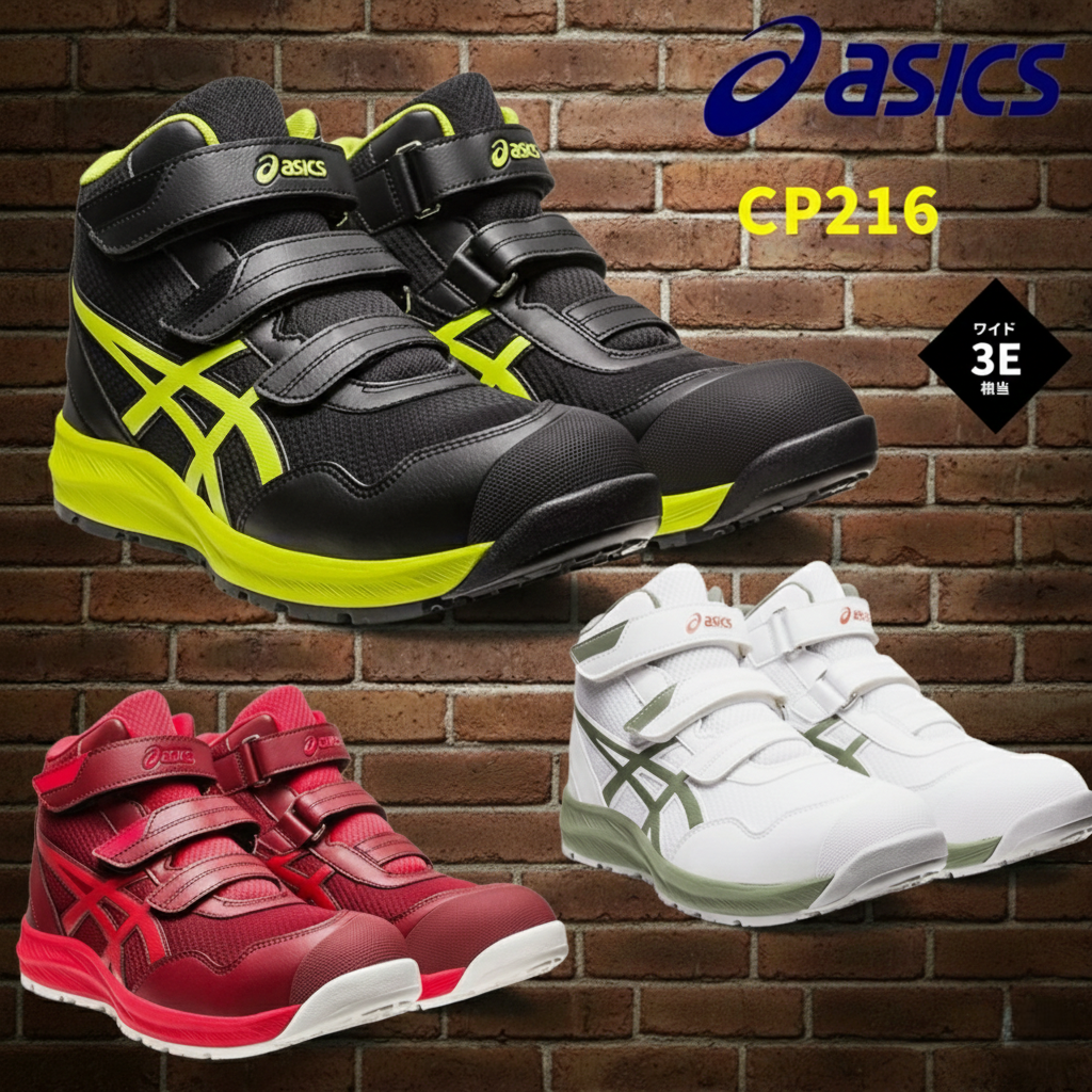 アシックス CP216 安全靴 ハイカット 