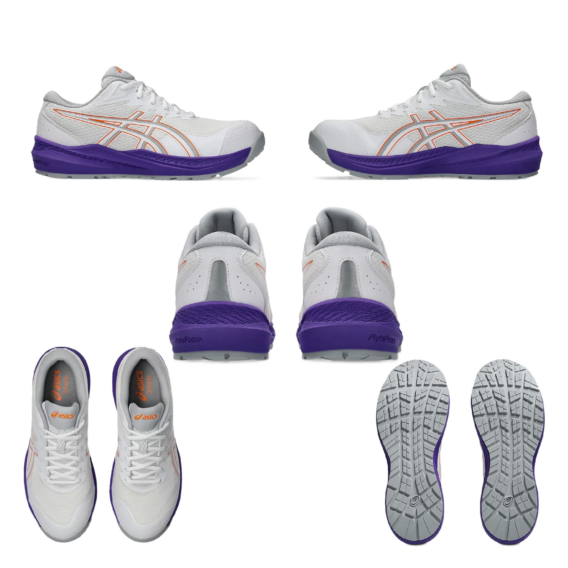 アシックス CP220 安全靴 背面 上面　側面　底面