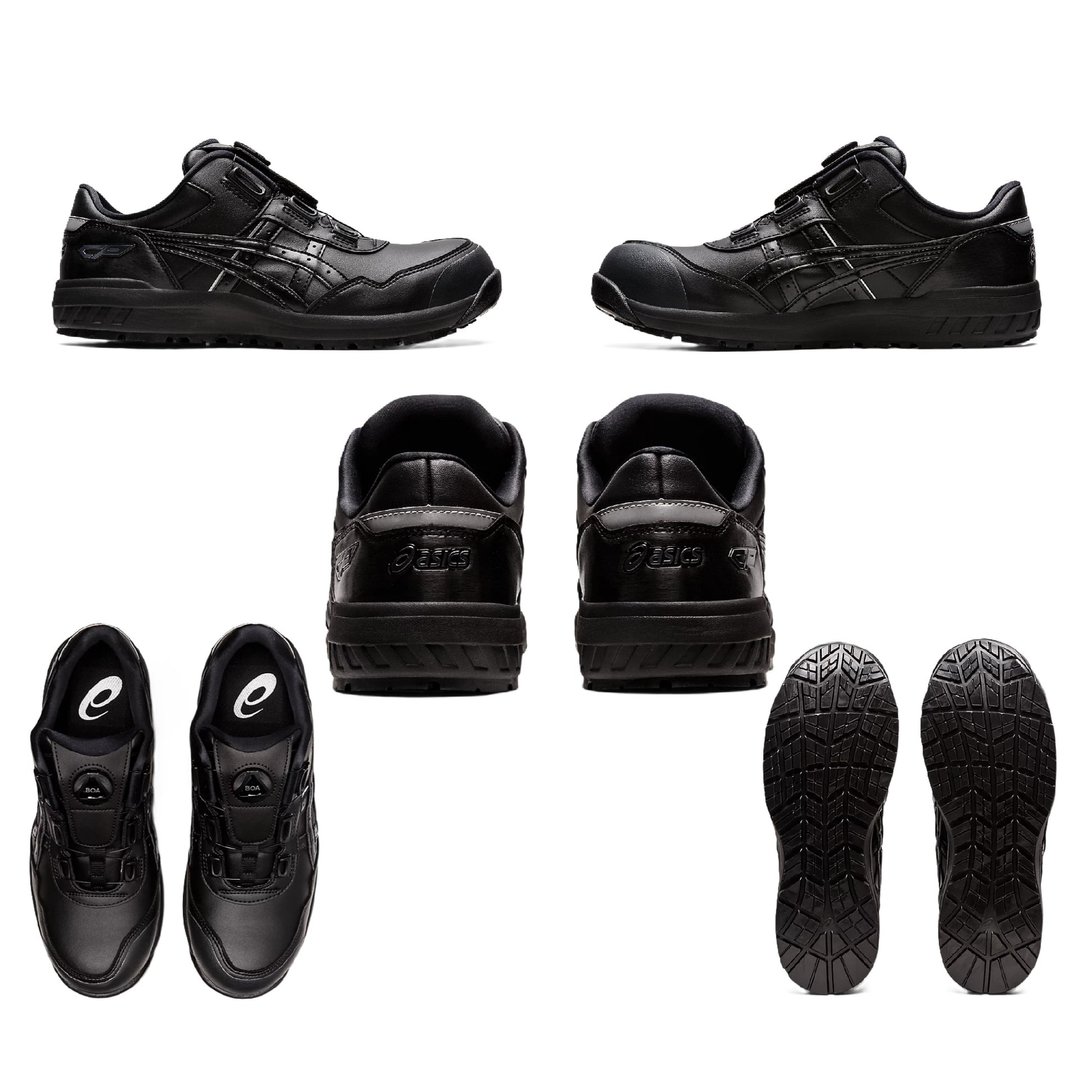 アシックス CP306 BOA 安全靴 ローカット 背面 上面　側面　底面