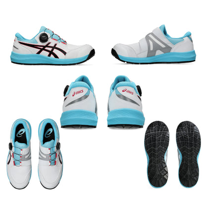 アシックス CP309 BOA 安全靴  ローカット 背面 上面 側面 底面