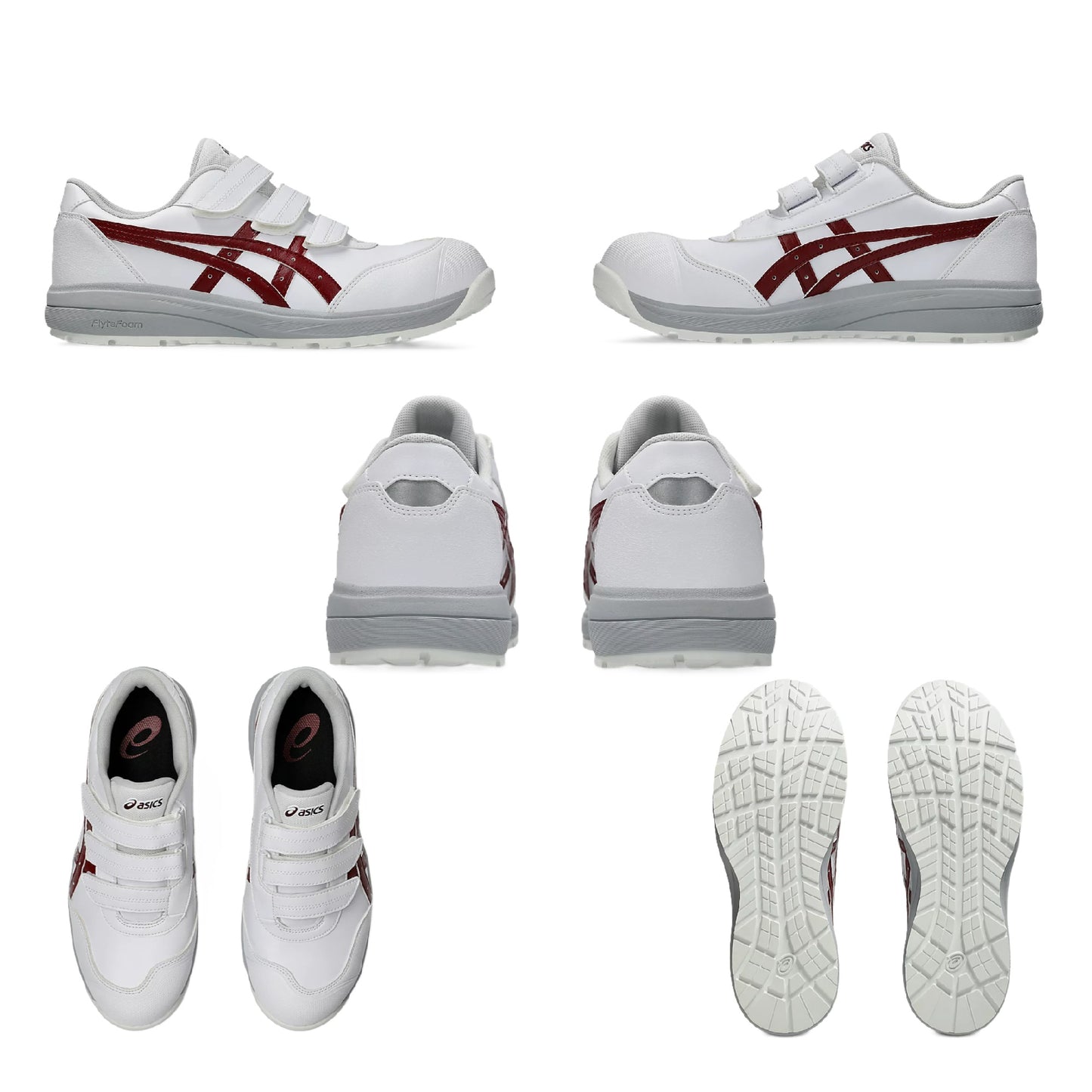 アシックス CP311 安全靴 背面 上面　側面　底面