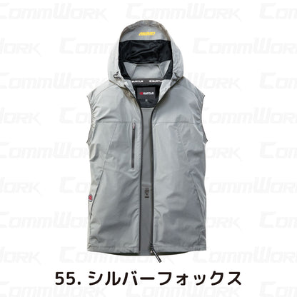バートル AC2124 エアークラフトベスト 4WAYストレッチ ドライタッチ ローバックファン ユニセックス BURTLE