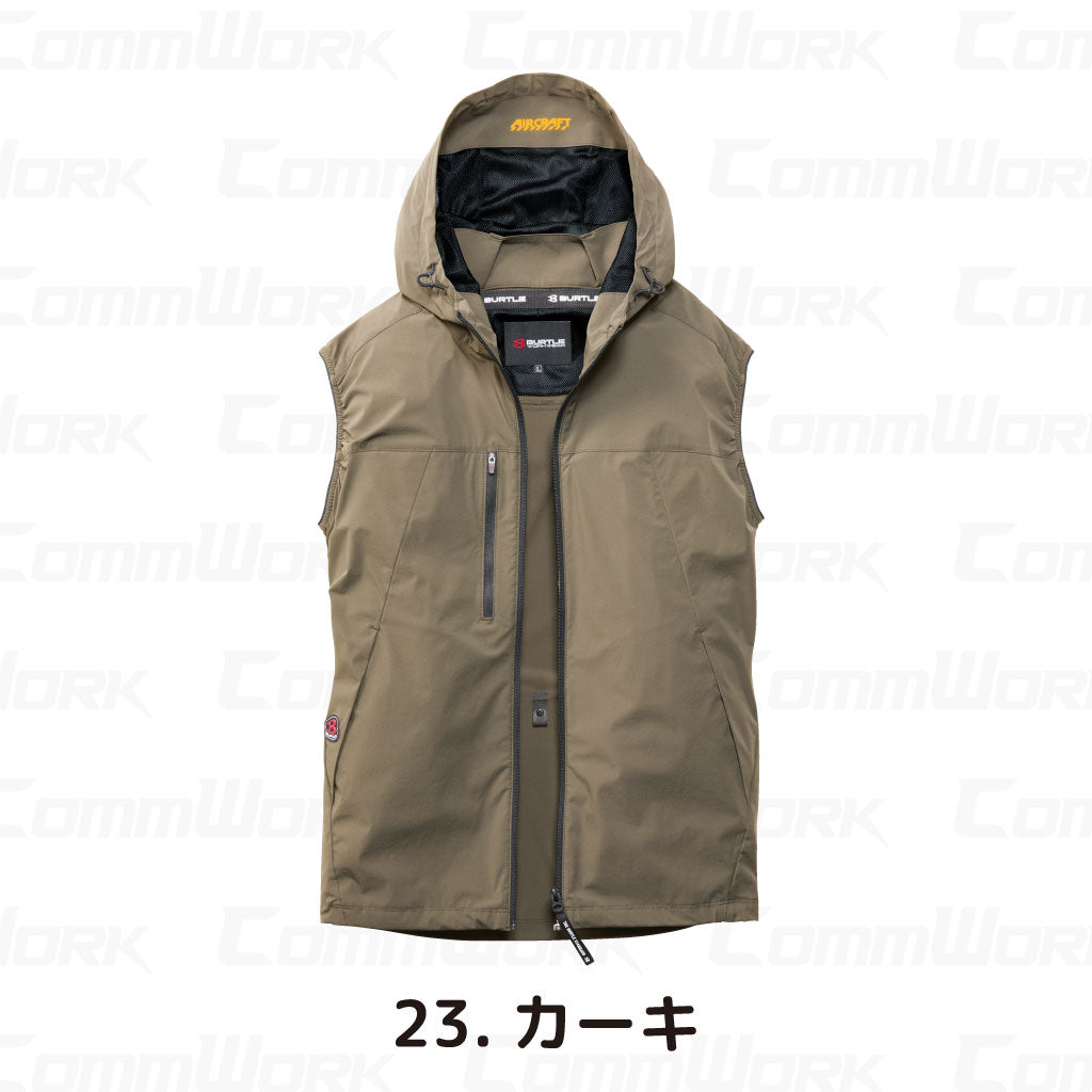 バートル AC2124 エアークラフトベスト 4WAYストレッチ ドライタッチ ローバックファン ユニセックス BURTLE
