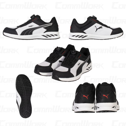 PUMA セーフティ SPRINT 2.1 DISC LOW 64.403.0 安全靴 JSAA A種 ローカット ダイヤル式 静電 衝撃吸収 プロスニーカー プーマ