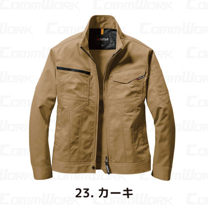 バートル BURTLE 1711 ジャケット ストレッチライトツイル 伸長率20% 製品制電 JIS適合 形態回復 春夏 ユニセックス 作業服 ブルゾン