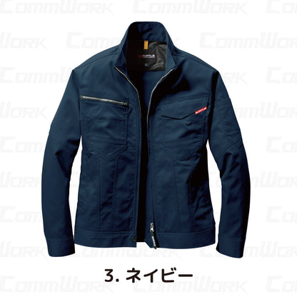 バートル BURTLE 1711 ジャケット ストレッチライトツイル 伸長率20% 製品制電 JIS適合 形態回復 春夏 ユニセックス 作業服 ブルゾン