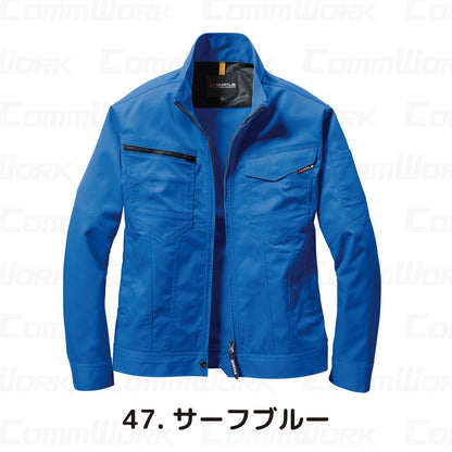 バートル BURTLE 1711 ジャケット ストレッチライトツイル 伸長率20% 製品制電 JIS適合 形態回復 春夏 ユニセックス 作業服 ブルゾン