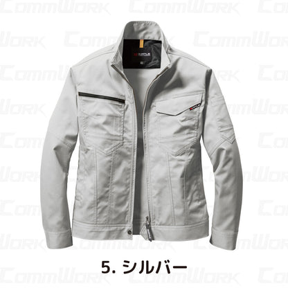 バートル BURTLE 1711 ジャケット ストレッチライトツイル 伸長率20% 製品制電 JIS適合 形態回復 春夏 ユニセックス 作業服 ブルゾン