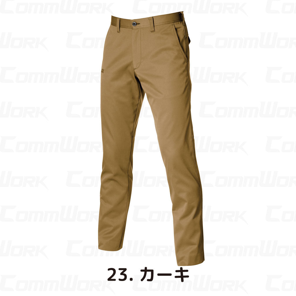 バートル BURTLE 1713 パンツ フラットレギュラーパンツ ストレッチライトツイル 伸長率20% 製品制電 JIS適合 形態回復 春夏 ユニセックス 作業服 ズボン