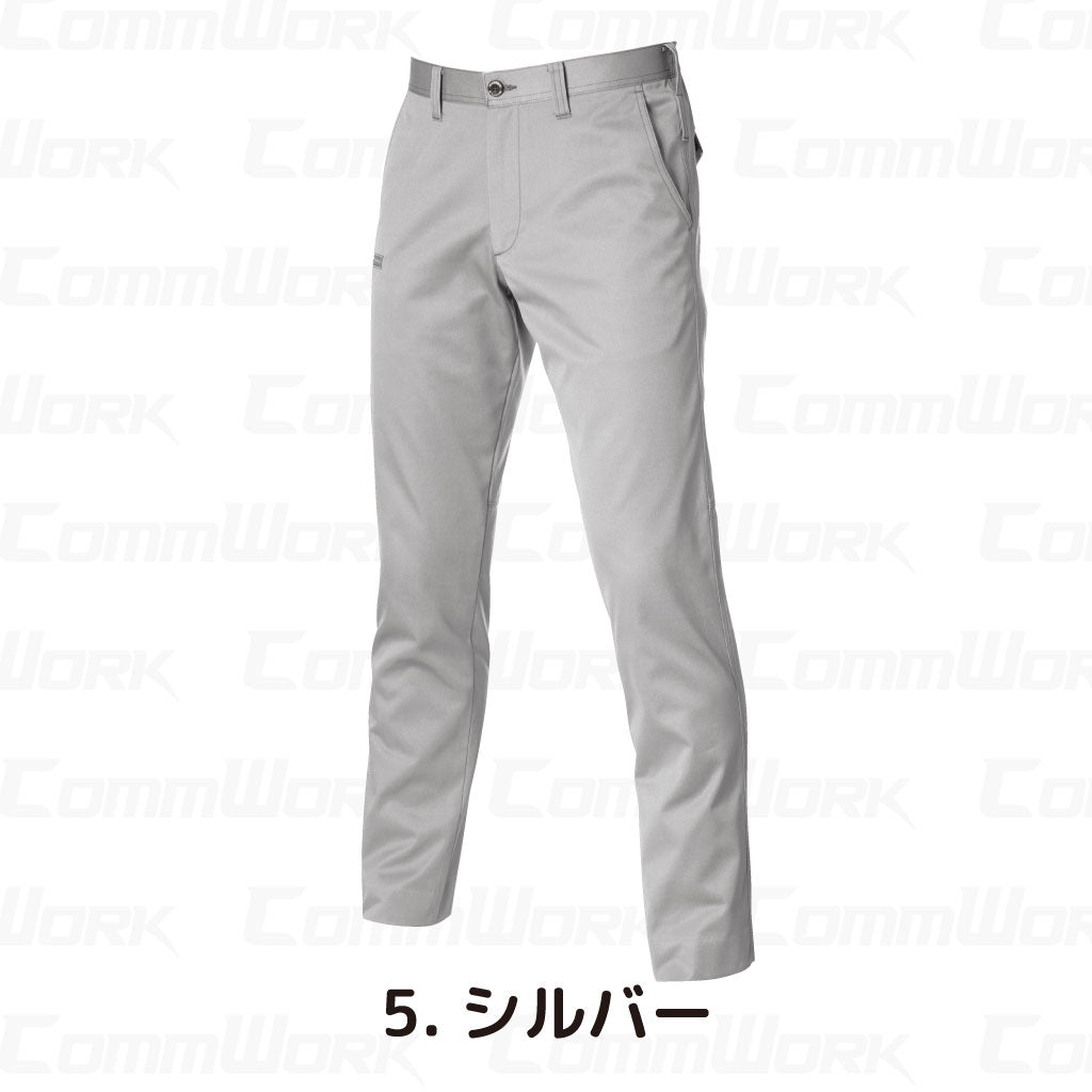バートル BURTLE 1713 パンツ フラットレギュラーパンツ ストレッチライトツイル 伸長率20% 製品制電 JIS適合 形態回復 春夏 ユニセックス 作業服 ズボン